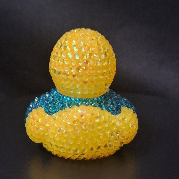 Respiratory Therapist/Doctor/Nurse Bedazzled Rubber Duck in Scrubs, Bling Duck - Picture 6 of 8